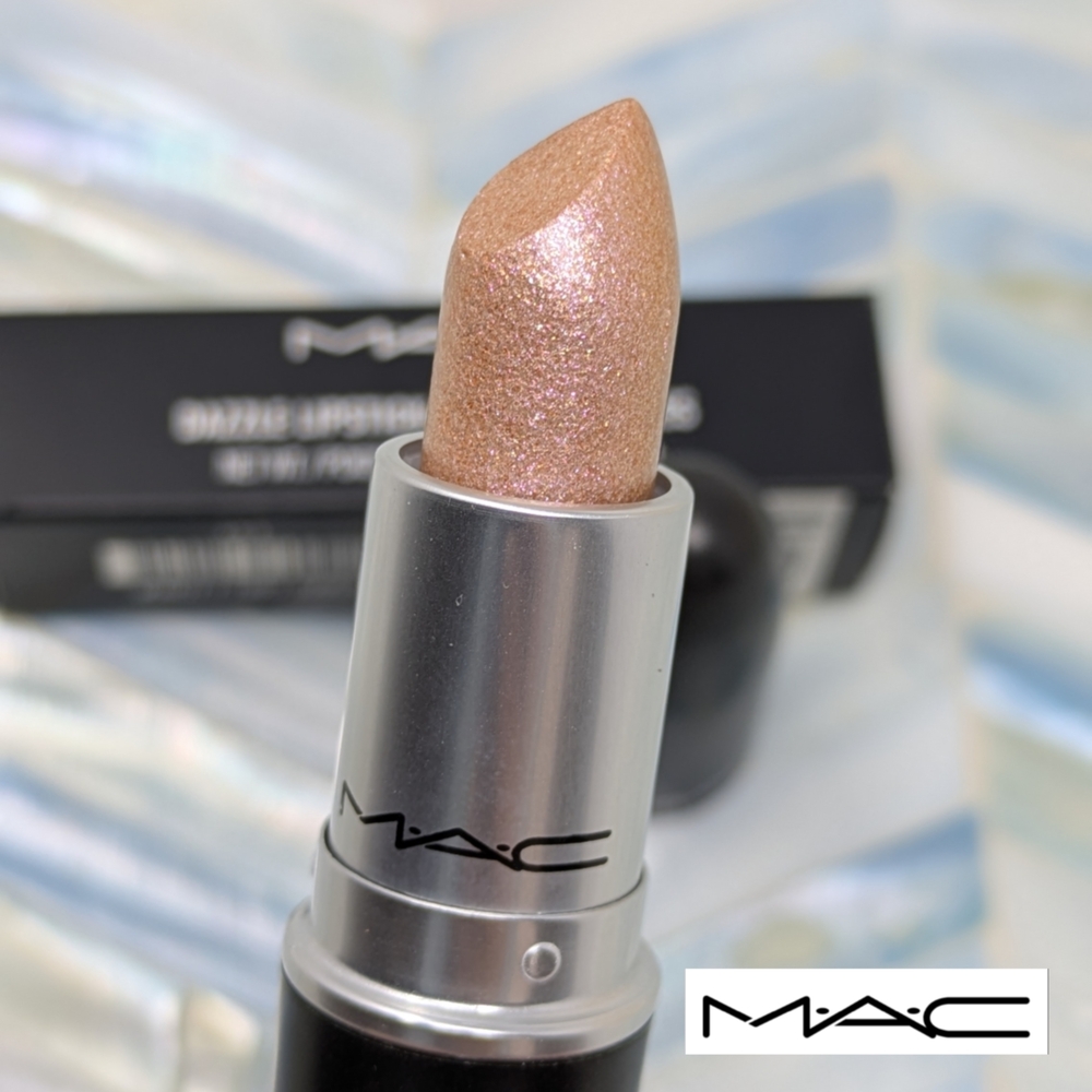 NEW! Limited Edition MAC Dazzle Lipstick Smash Hit -Sheer Gold Discontinued RARE - Picture 2 of 10